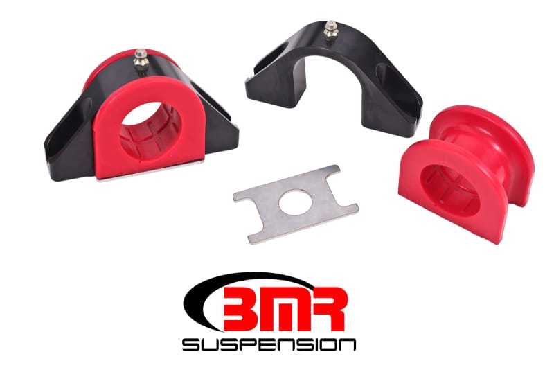 BMR Suspension — SMK011 - Sway Bar Mount, Billet Aluminum, 1.5 Inch Poly Bushing