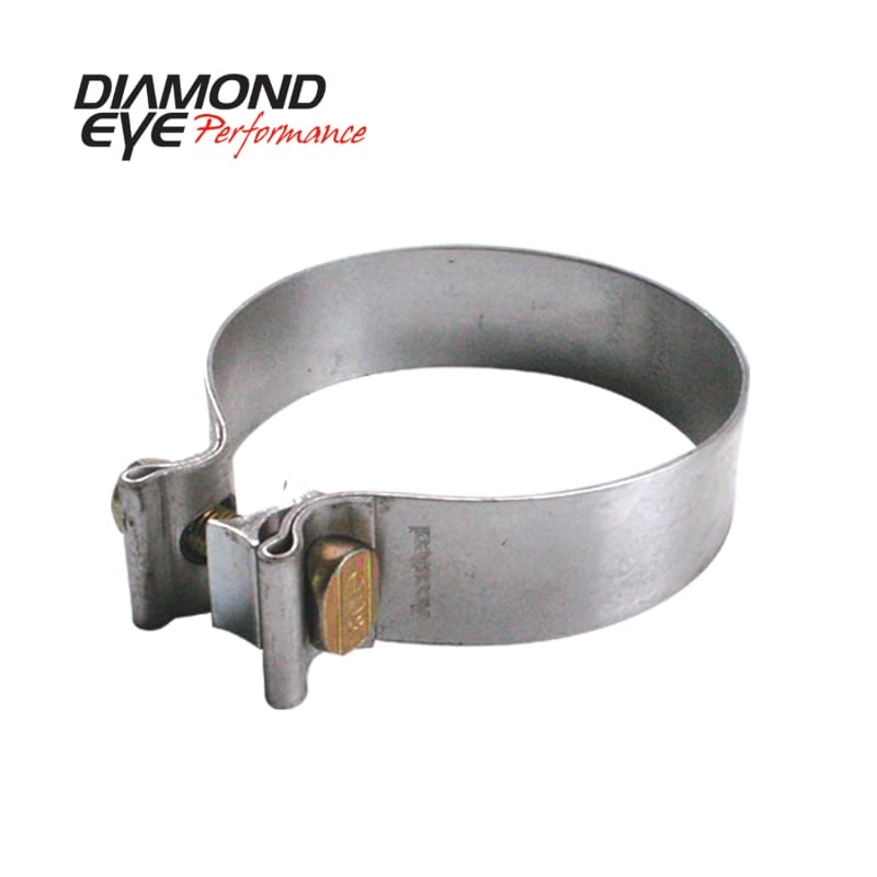Diamond Eye Performance — PERFORMANCE DIESEL EXHAUST PART-4in. ALUMINIZED TORCA BAND CLAMP