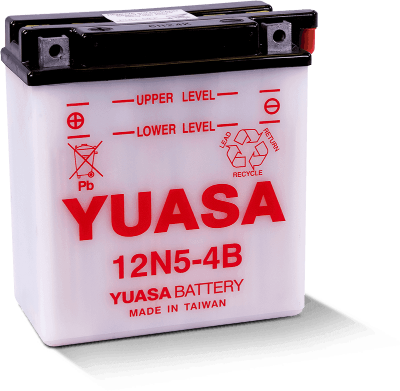 Yuasa Battery — Yuasa 12N5-4B Conventional 12-Volt Battery
