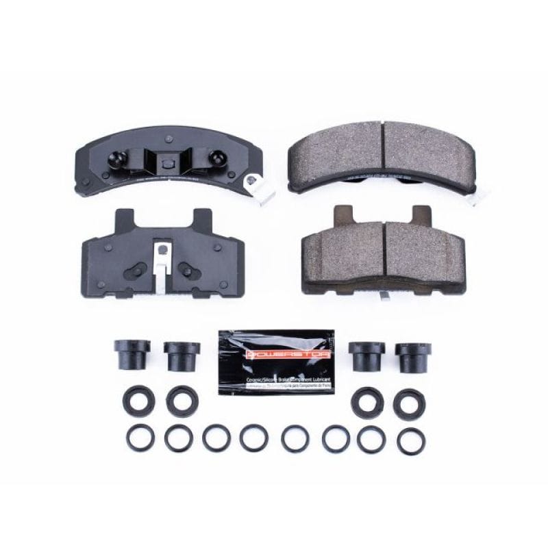 PowerStop — PowerStop - Z23 Daily Driver Carbon-Fiber Ceramic Brake Pads with Hardware Kit