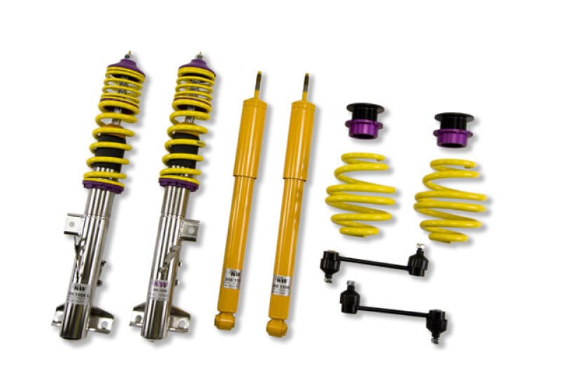 KW — Height adjustable stainless steel coilovers with adjustable rebound damping
KW COILOVER KIT V2 - 15220017