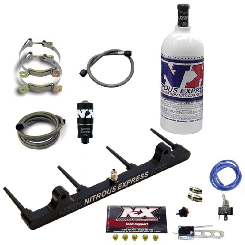 Nitrous Express — Nitrous Express Billet Spray Bar Nitrous Kit for Hayabusa w/1lb Bottle
Injection System Kit
N2OIntCoolSprBar