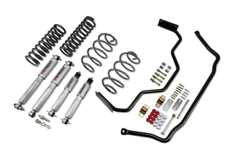 Belltech — Complete Kit Inc Front and Rear Springs, Street Performance Shocks & Sway bars
MUSCLE CAR PERFORMANCE KIT - 1722