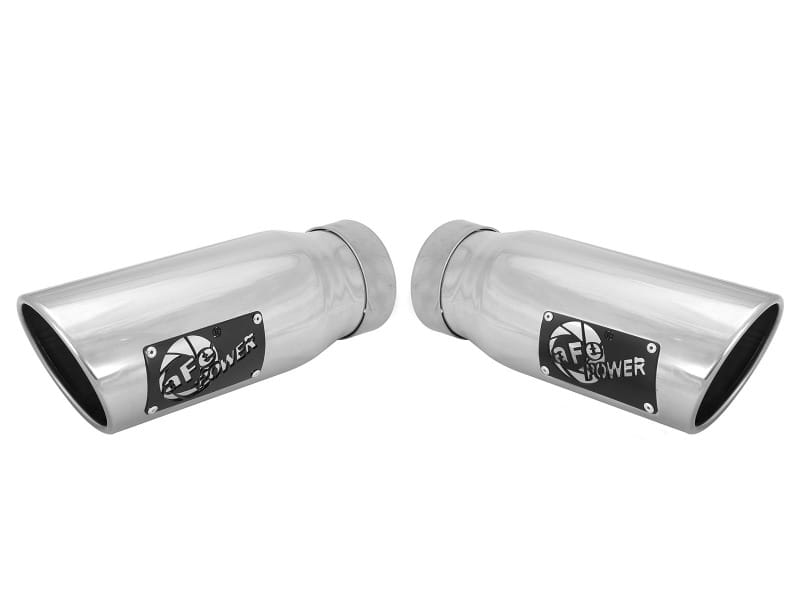 aFe — MACH Force-Xp 304 Stainless Steel Clamp-on Exhaust Tip Polished