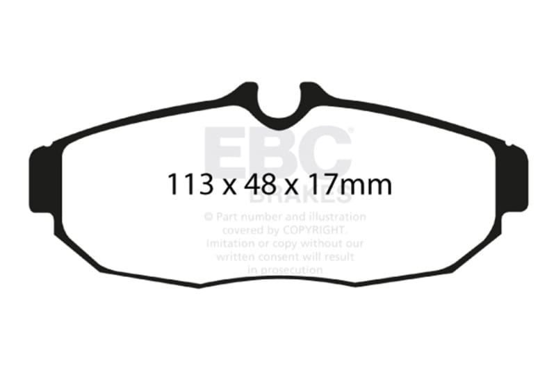 EBC — Redstuff Ceramic Low Dust Brake Pads