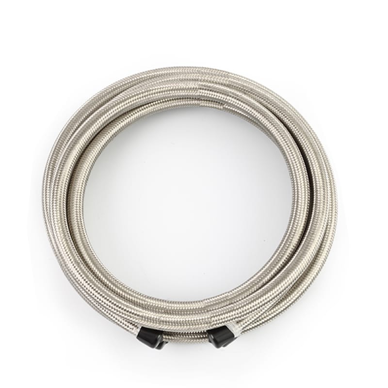Mishimoto — -6AN Braided Line, Stainless Steel, 15 ft