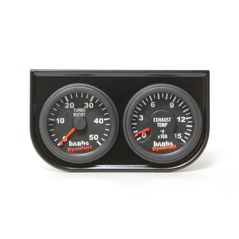 Banks Power — DynaFact Gauge Assembly Mechanical Boost and Pyrometer, includes Thermocouple
Dynafact® Gauge Assembly