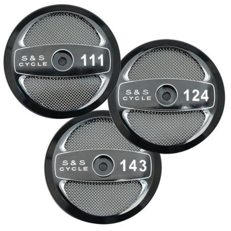 S&S Cycle — S&S Cycle 124in Air Cleaner Cover - Gloss Black
