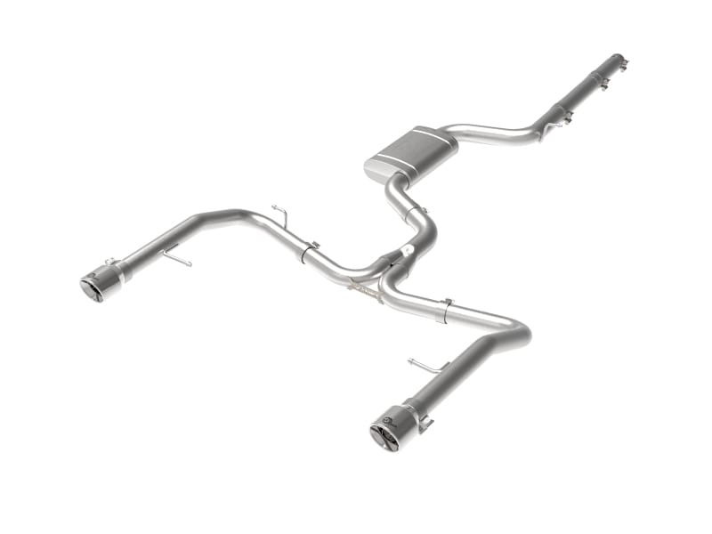 aFe — MACH Force-Xp 3 IN to 2-1/2 IN Stainless Steel Cat-Back Exhaust System Polishe