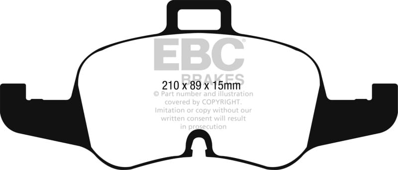 EBC — EBC 2016+ Audi TTS Quattro 2.0L Turbo Redstuff Front Brake Pads
Disc Brake Pad