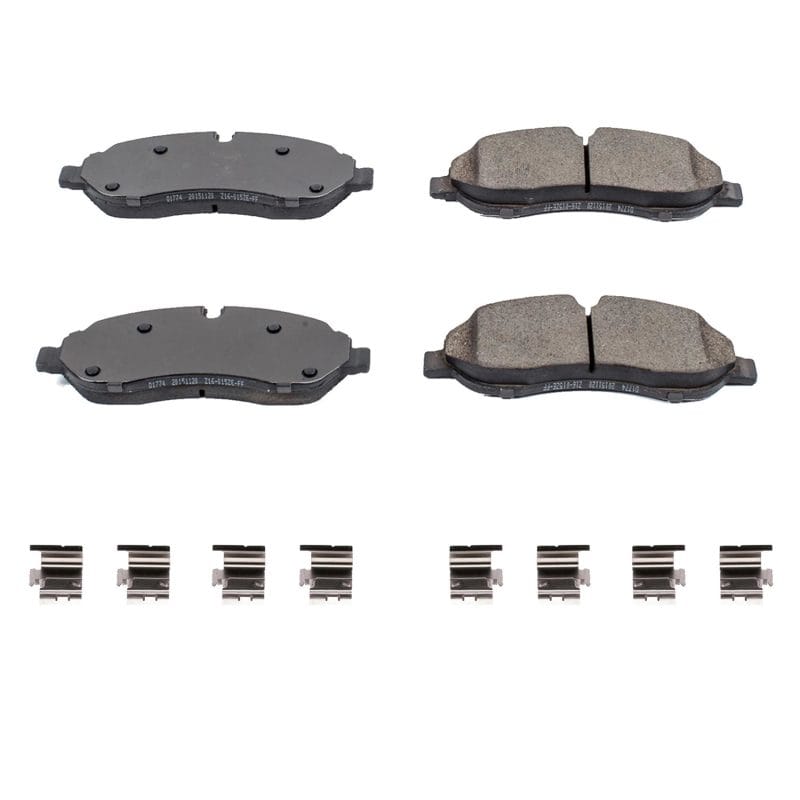 PowerStop — PowerStop - Z17 Low-Dust Ceramic Brake Pads with Hardware