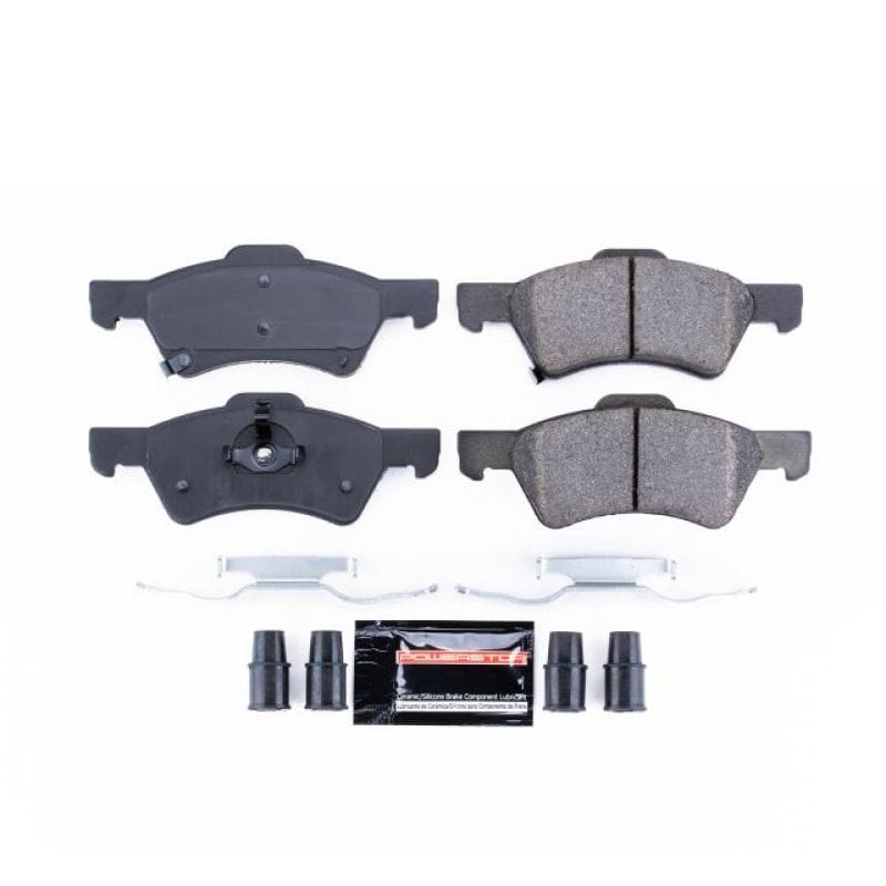 PowerStop — PowerStop - Z23 Daily Driver Carbon-Fiber Ceramic Brake Pads with Hardware Kit