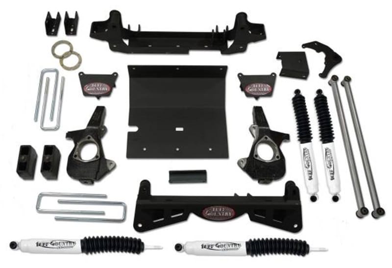 Tuff Country — 2001-2006 Chevy Silverado 1500HD 4x4-6in. Lift Kit (w/3-piece sub frame) by (SX8