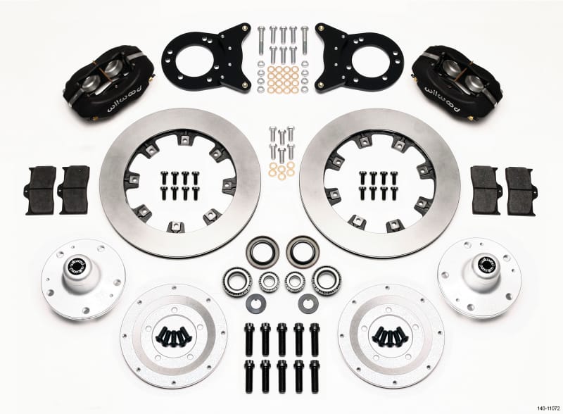 Wilwood — KIT,FRONT,MUSTANG,65-69,FDLI,12.19 BLACK POWDER COAT