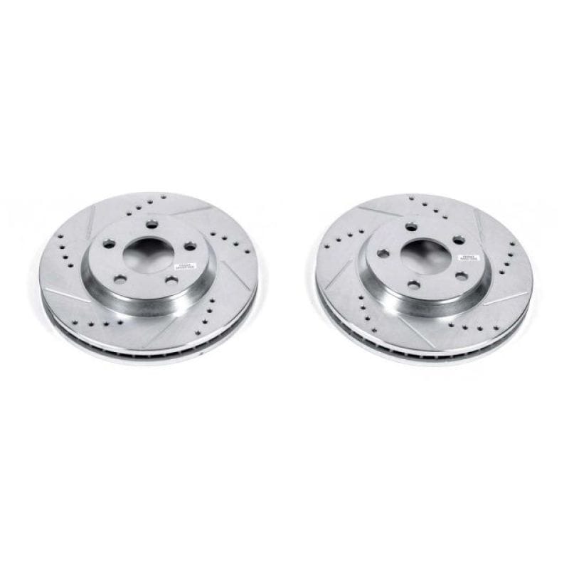 PowerStop — PowerStop Evolution Performance Drilled, Slotted & Plated Brake Rotor Pair