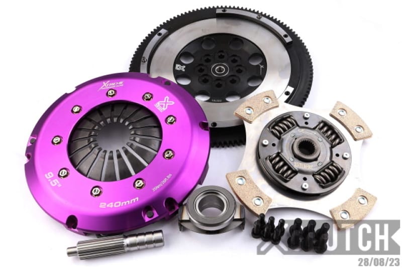 XCLUTCH — Clutch Kit Inc Flywheel; Stage 2R  Ceramic Race Disc