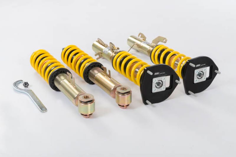ST Suspensions — Height Adjustable Coilovers with Aluminum Top Mounts and Adjustable Damping