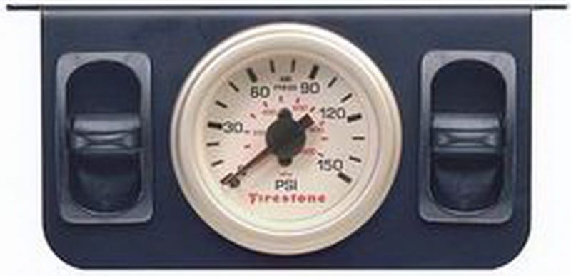 Firestone — Firestone Air Adjustable Leveling Electric Control Panel w/Dual Gauge 0-150psi - White (WR17602260)
AirAdjLvlCntrl