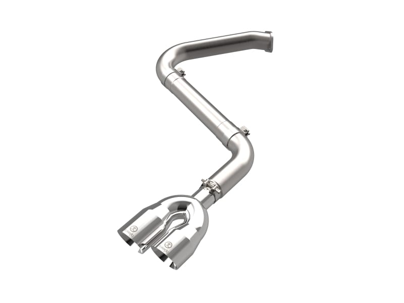 aFe — Takeda 3 IN 304 Stainless Steel Axle-Back Exhaust w/ Polished Tips