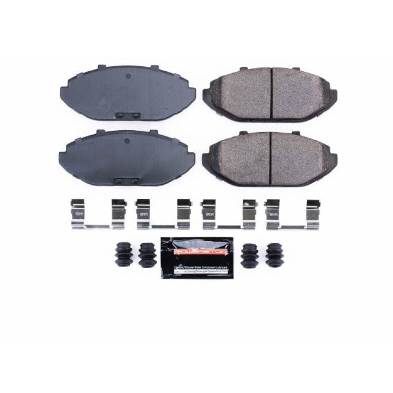 PowerStop — PowerStop - Z23 Daily Driver Carbon-Fiber Ceramic Brake Pads with Hardware Kit