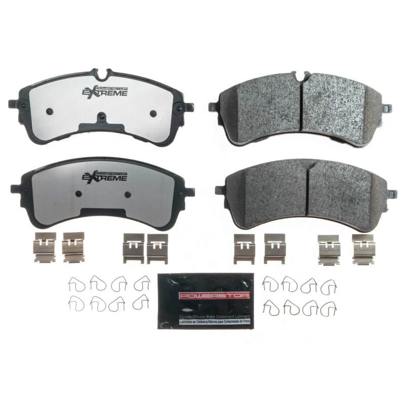 PowerStop — PowerStop - Z36 Truck and SUV Carbon-Fiber Ceramic Brake Pads with Hardware Kit
