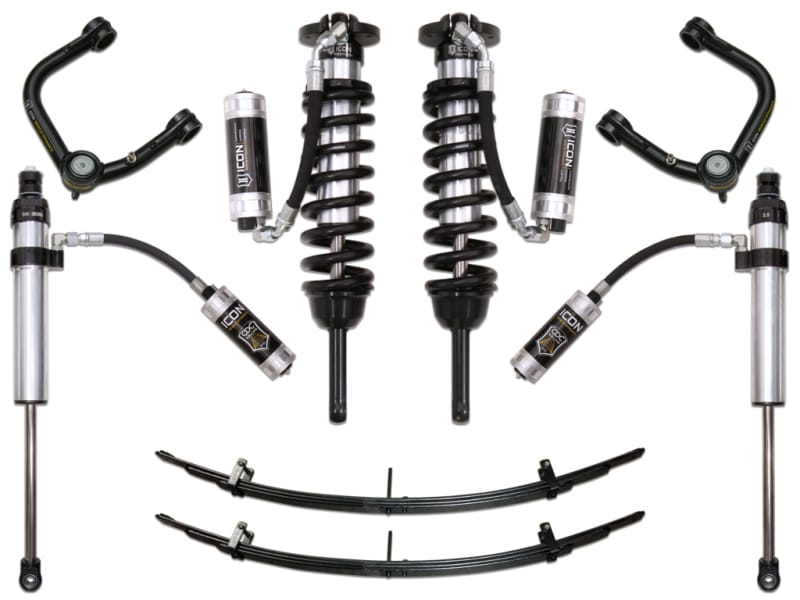 ICON — 05-15 TACOMA 0-3.5"/ 16-UP 0-2.75" STAGE 6 SUSPENSION SYSTEM W TUBULAR UCA
05-15 TACOMA 0-3.5"/16-23 0-2.75" STAGE 6 SUSPENSION SYSTEM W TUBULAR UCA