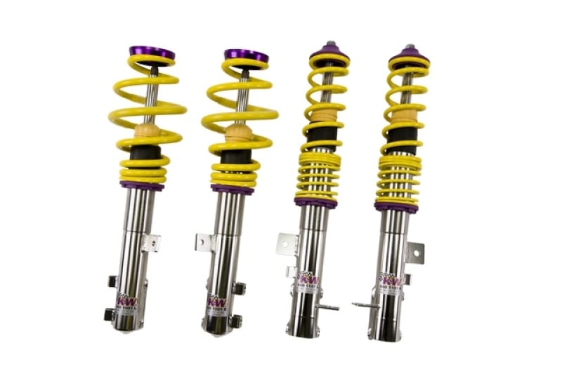 KW — Height adjustable stainless steel coilover system with pre-configured damping
KW COILOVER KIT V1 - 10266002