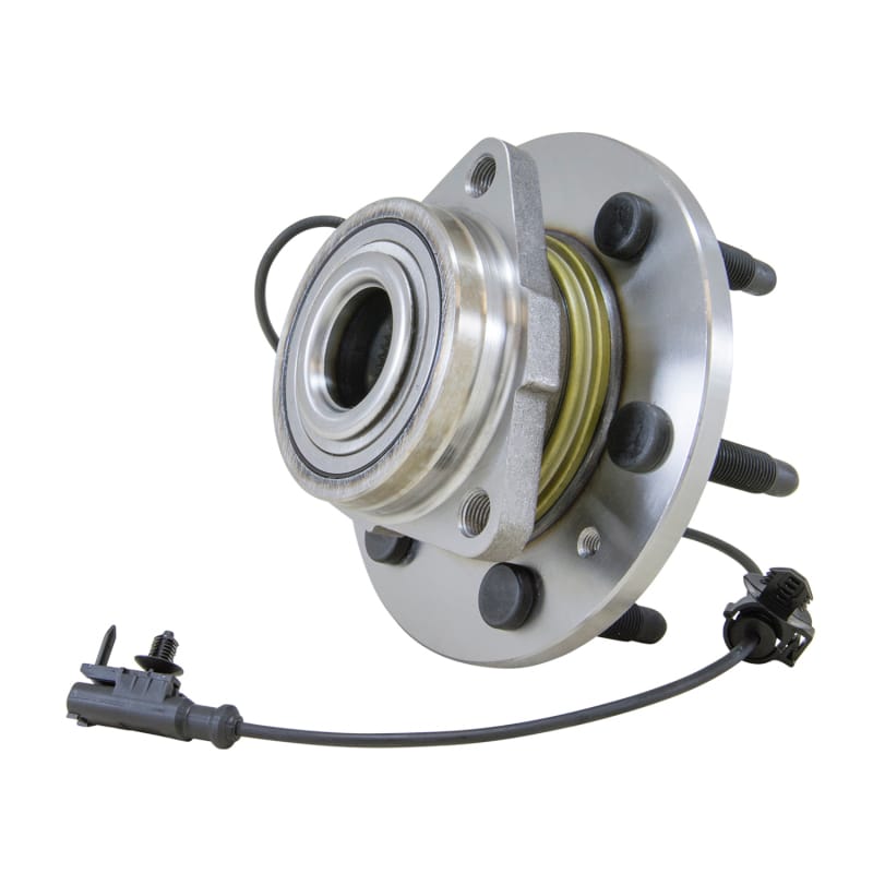 Yukon Gear & Axle — Yukon front unit bearing & hub Assy for '07-'13 GM 1/2 ton, with ABS, 6 studs
Yukon front unit bearing/hub Assy for 07-13 GM 1/2 ton; with ABS; 6 studs