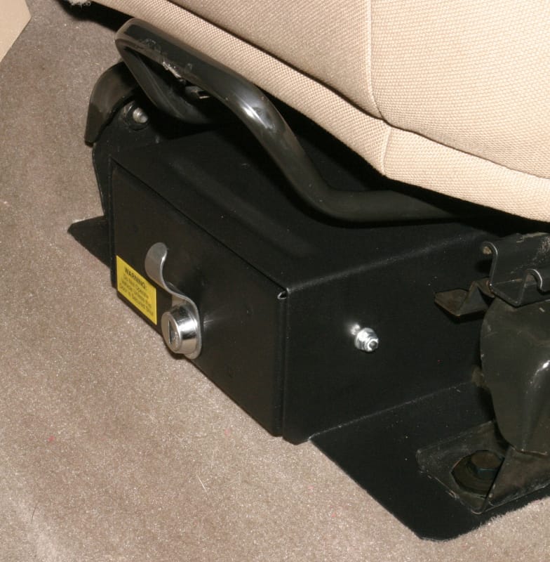 Tuffy Products — Tuffy Jeep Wrangler Underseat Drawer Flip Seat W/ Keyed Lock
Underseat Drawer