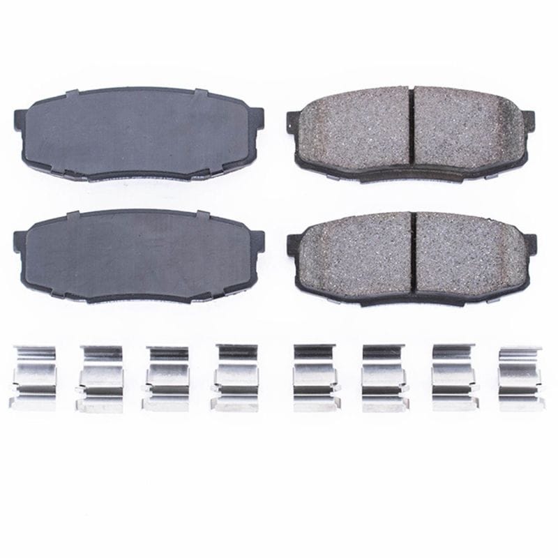 PowerStop — PowerStop - Z17 Low-Dust Ceramic Brake Pads with Hardware