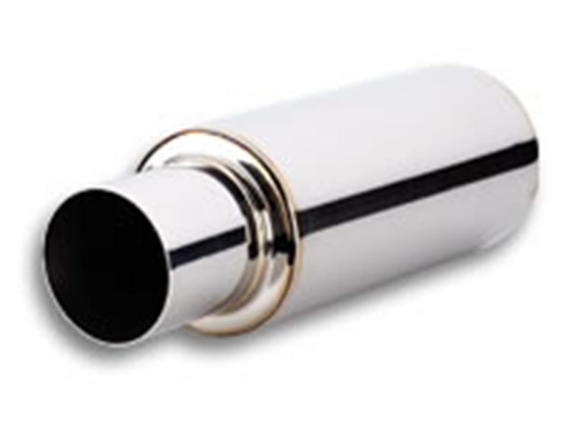 Vibrant — Vibrant TPV Turbo Round Muffler (23in Long) with 4in Round Tip Straight Cut - 3in inlet I.D.
3"IDTPVMufflrStrtTip
3"IDTPVMufflerRndTip
Muffler