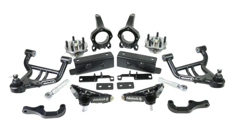 Ridetech — Front SLA Suspension System for 1979-1993 Mustang with aftermarket k-member.