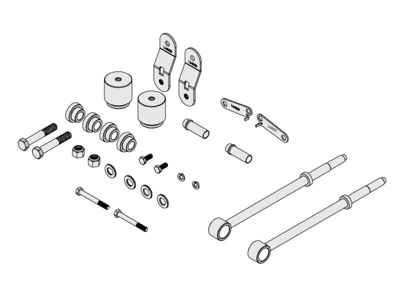 ICON — 05-07 FSD FRONT 4.5" BOX KIT