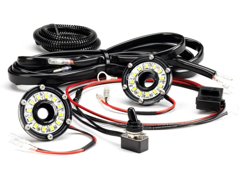 KC HiLiTES — KC Cyclone V2 LED Under Hood 2-Light System Universal
Cyclone LED; Univ 2-Light Under Hood Wiring Kit