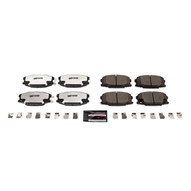 PowerStop — PowerStop - Z36 Truck and SUV Carbon-Fiber Ceramic Brake Pads with Hardware Kit