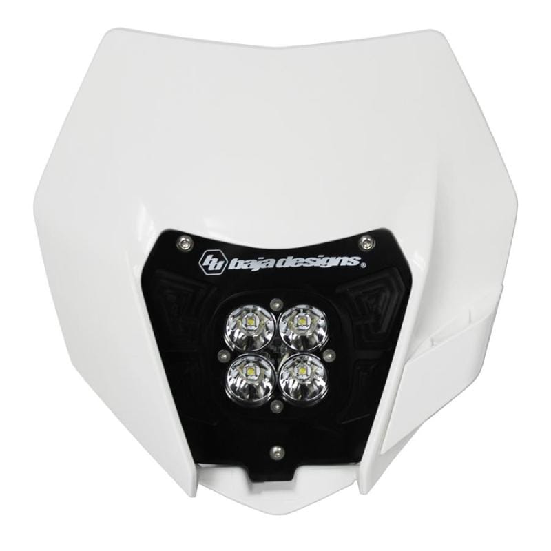 Baja Designs — Baja Designs 14-16 KTM Headlight Kit AC w/Headlight Shell White Squadron Sport