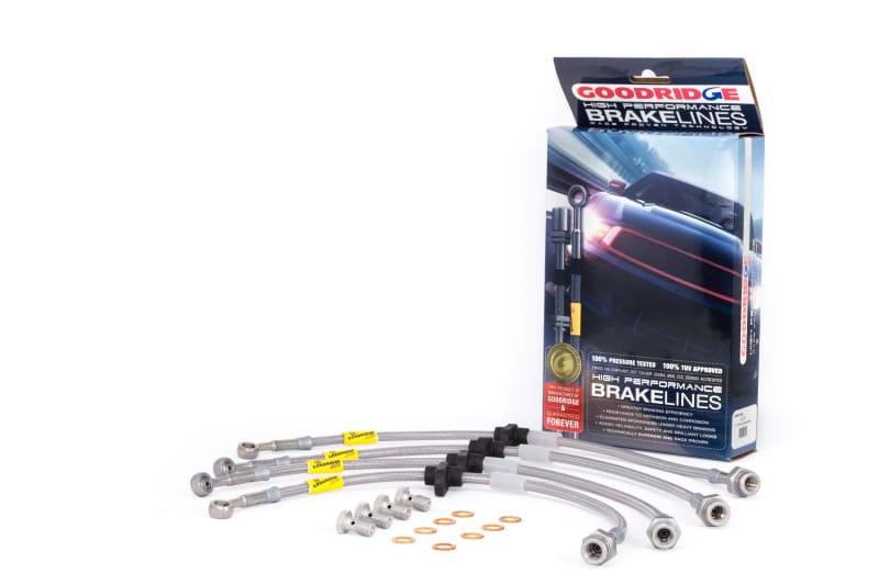 Goodridge — G-STOP SS Braided Brake Line Kit