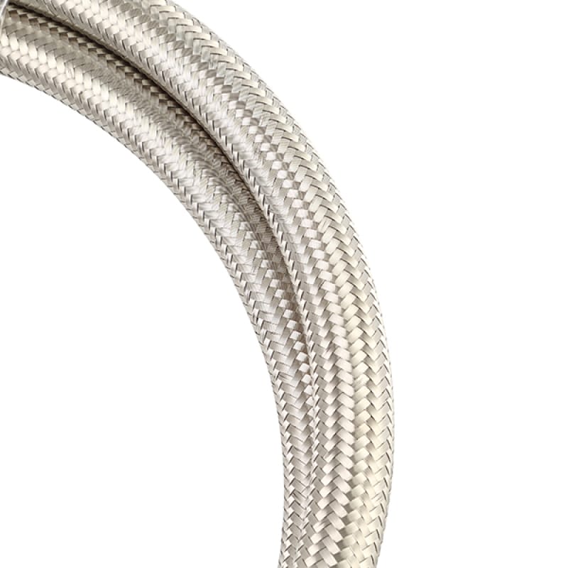 Mishimoto — -6AN Braided Line, Stainless Steel, 3 ft