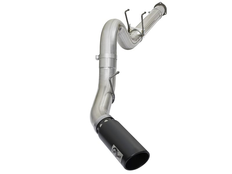 aFe — ATLAS 5 IN Aluminized Steel DPF-Back Exhaust System w/Black Tip