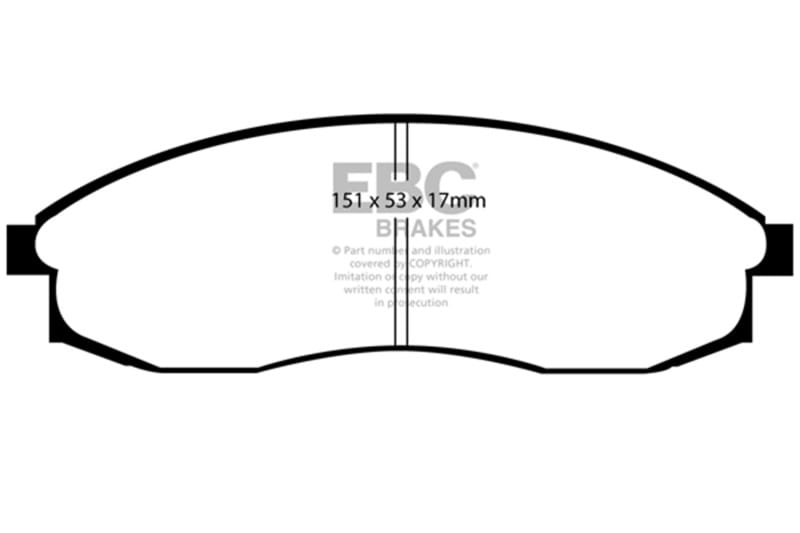 EBC — Redstuff Ceramic Low Dust Brake Pads