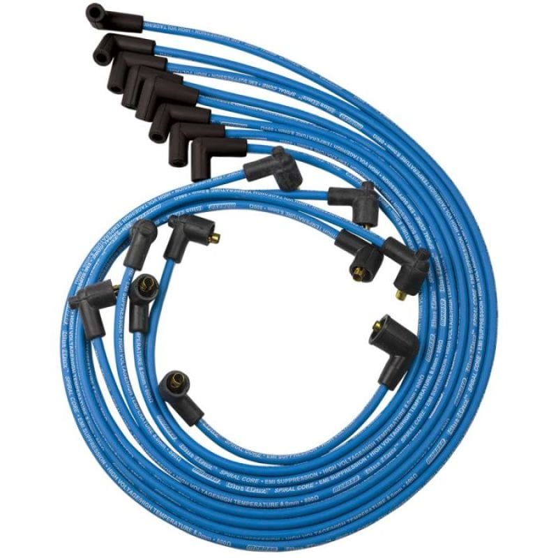 Moroso — Moroso Custom Ignition Wire Set - Blue Max - Spiral Core