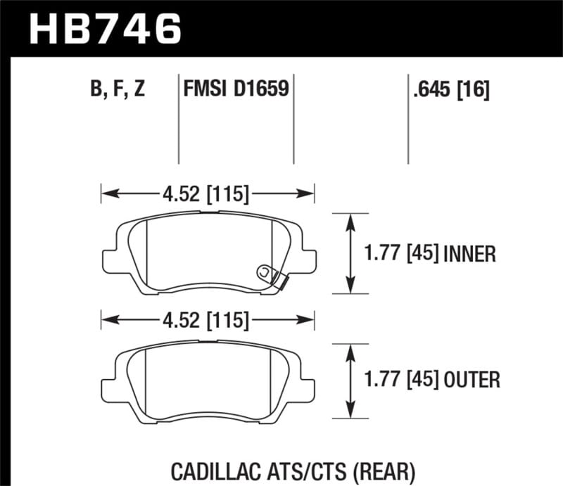 Hawk Performance — Performance Ceramic Disc Brake Pad