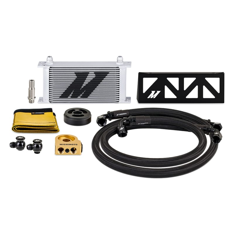 Mishimoto — Oil Cooler Kit, Silver, Thermostatic, fits Subaru BRZ/Toyota GR86 2022+