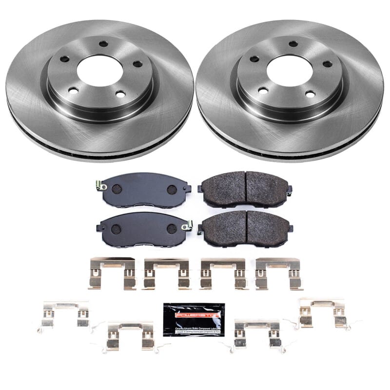 PowerStop — Track Day High-Performance Brake Pad and Rotor Kit