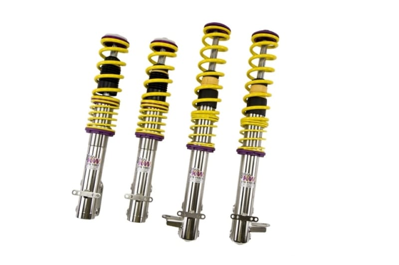 KW — Height adjustable stainless steel coilover system with pre-configured damping
KW COILOVER KIT V1 - 10227030