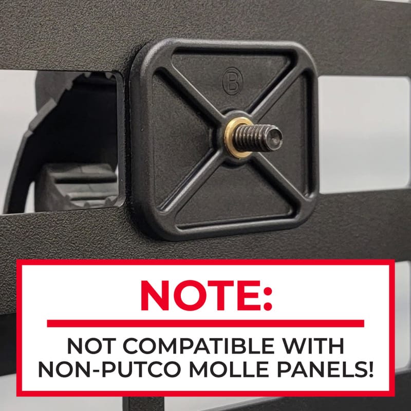 Putco — Putco Universal Back Seat Molle Panel w/ Straps