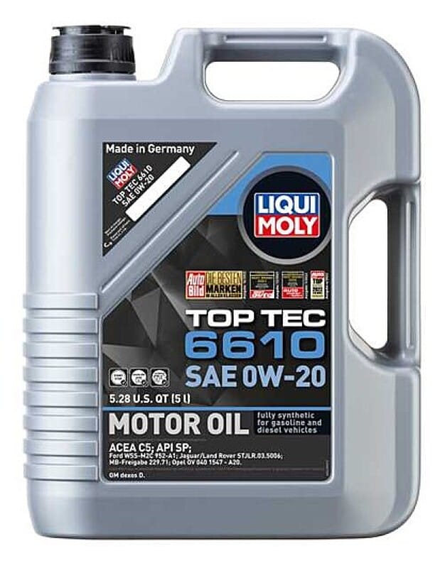 LIQUI MOLY — LIQUI MOLY 5L Top Tec 6610 Motor Oil SAE 0W20