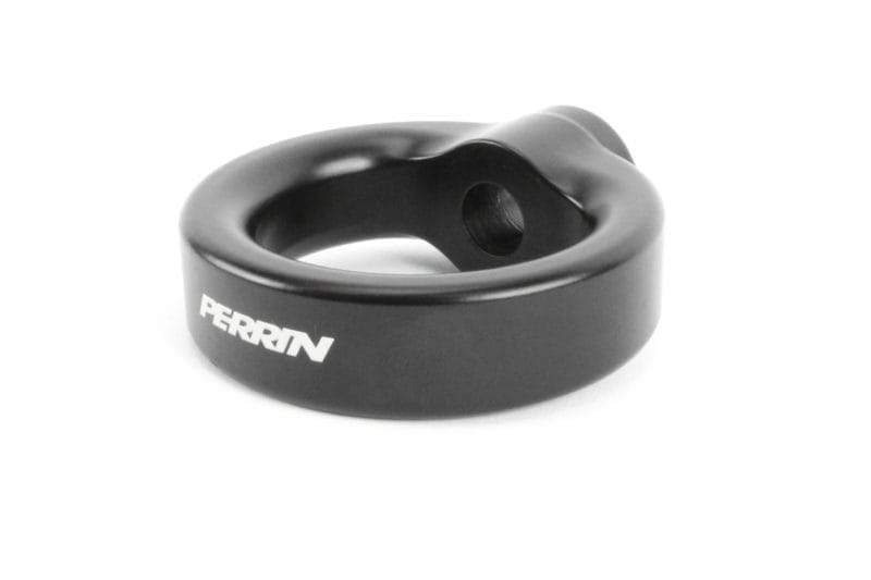 Perrin Performance — PERRIN Tow Hook Upgrade Kit - Flat Black (For PERRIN License Plate Relocates Only)
