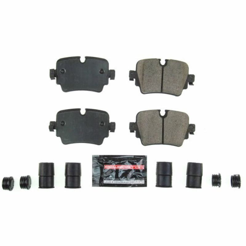 PowerStop — PowerStop - Z23 Daily Driver Carbon-Fiber Ceramic Brake Pads with Hardware Kit