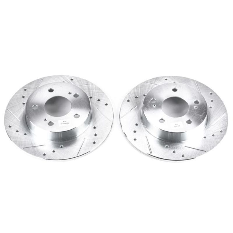 PowerStop — PowerStop Evolution Performance Drilled, Slotted & Plated Brake Rotor Pair